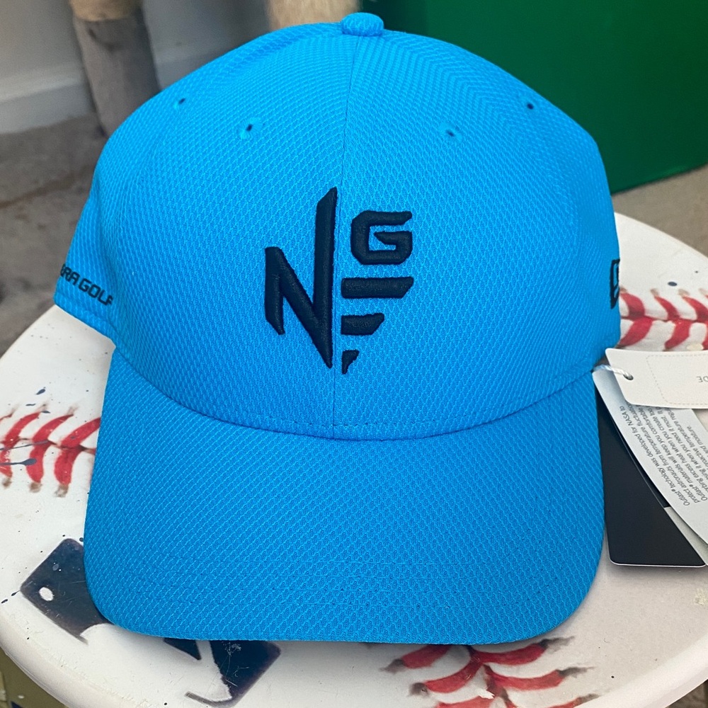 Men’s Contour Adjustable Light Blue Golf Hat Cap